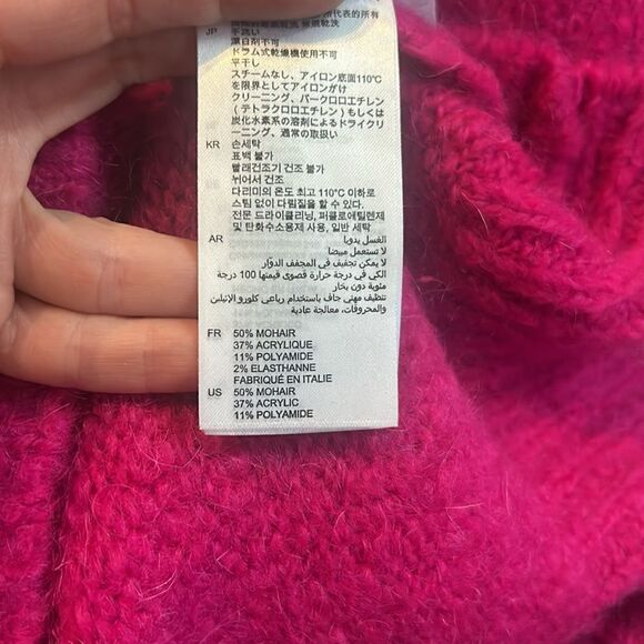 Sandro Carolina Oversized V-Neck Sweater S - Picture 7 of 7